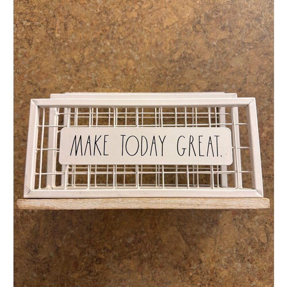 Rae Dunn Make Today Great Letter Holder